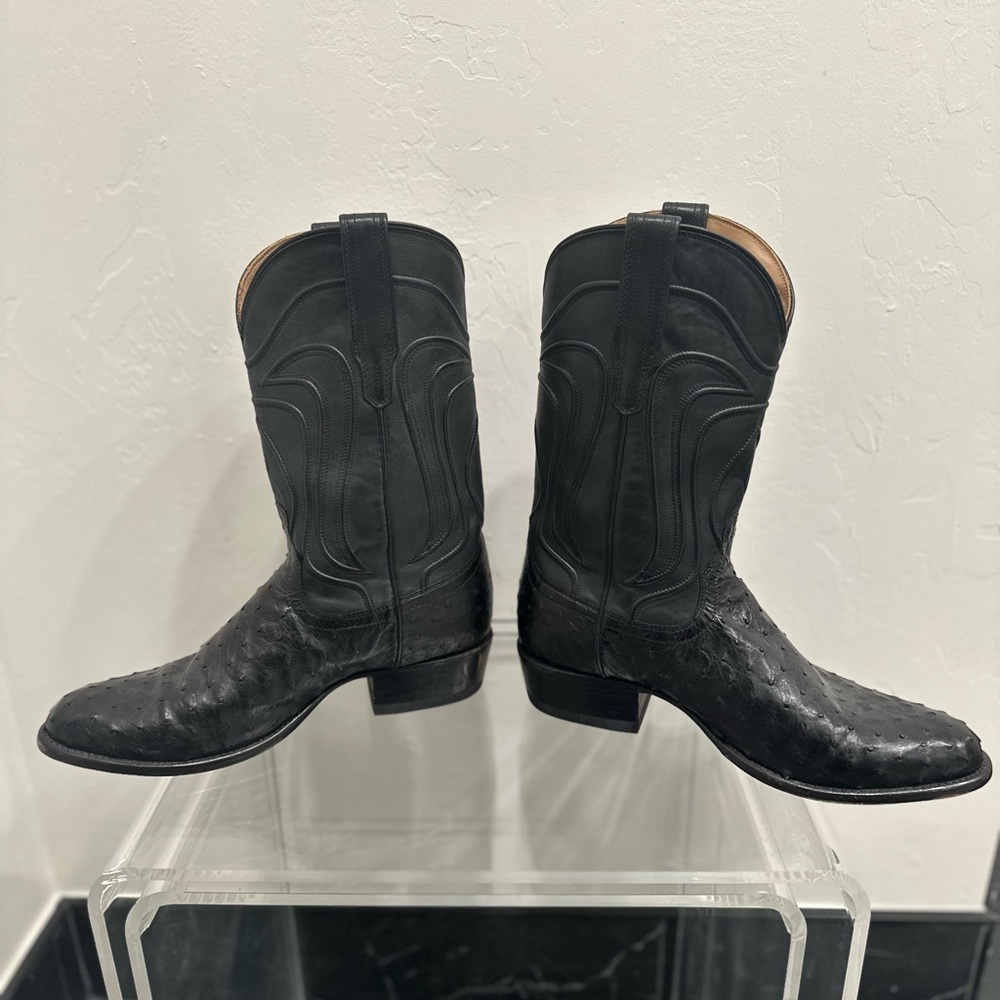 Black Cowboy Boots - Picture 3 of 3